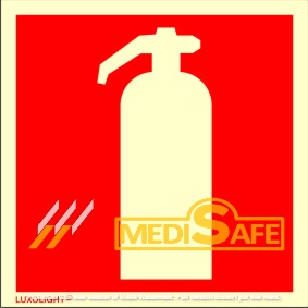 Medisafe pictogram handbrandblusser