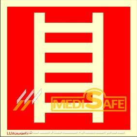 Medisafe pictogram brand en Vluchtladder